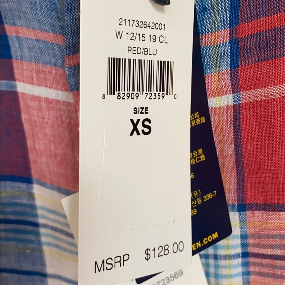 NWT Polo Ralph Lauren Linen Button Down SZ 2 - Picture 7 of 7